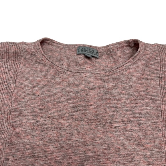 Joseph A Pink Ribbed Knit Pullover Boxy Fit Sweater Size M - Picture 10 of 11
